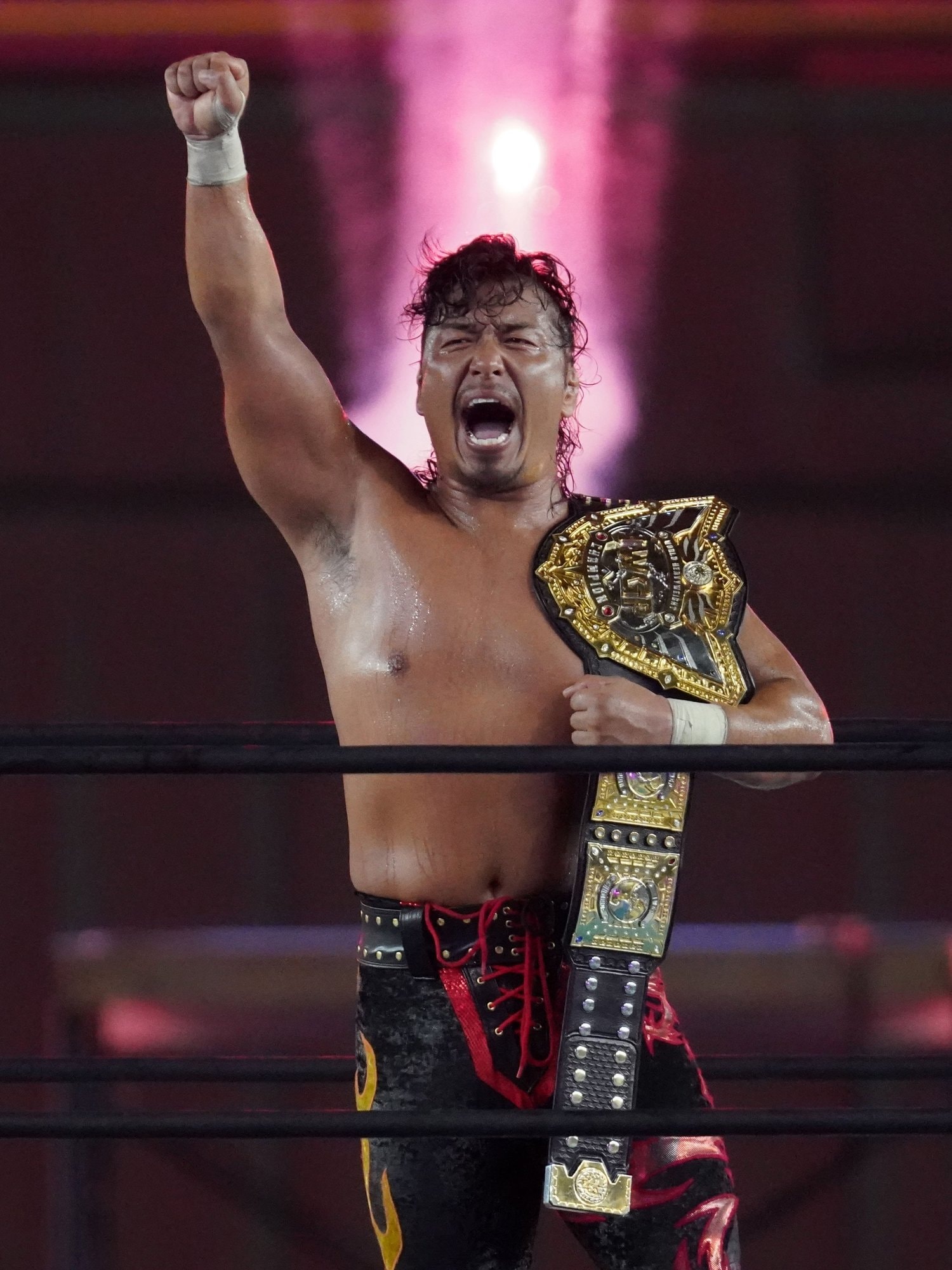 勝った鷹木は「飯伏が来るまで、負けられねえな」と意気込んだ