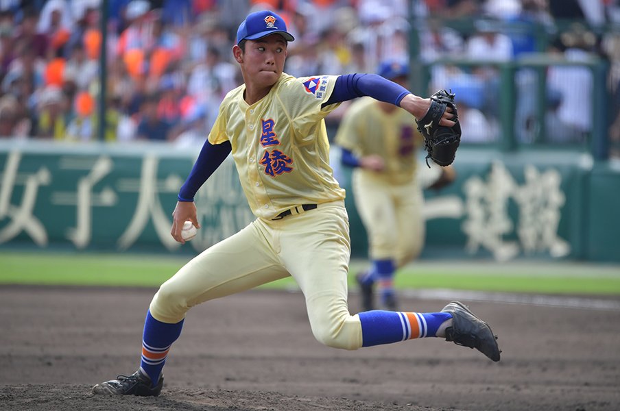 星稜時代の奥川　©Hideki Sugiyama