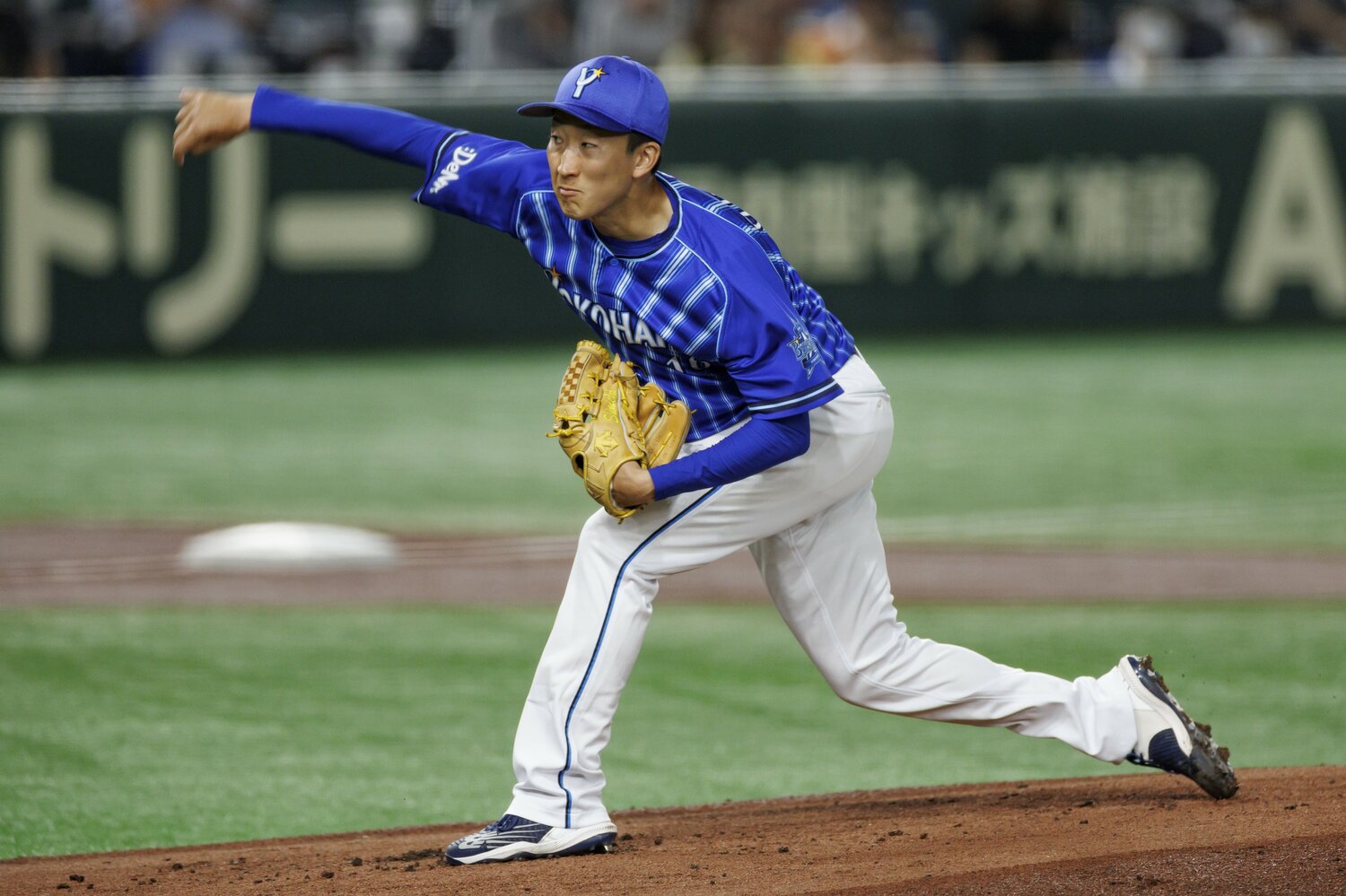 昨季は今永昇太とともにチームの勝ち頭となった大貫　©Kiichi Matsumoto