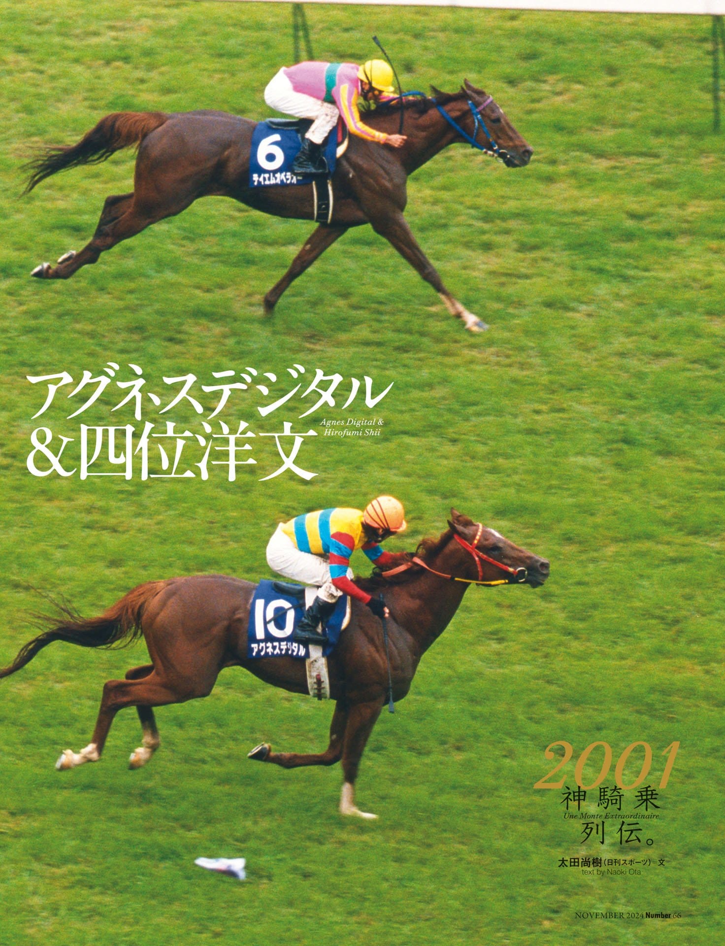 2001年 天皇賞・秋アグネスデジタル＆四位洋文「言葉より大切なこと」