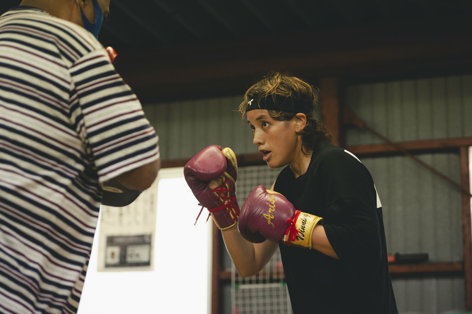 今年7月、プロデビューに向けて練習に励んでいた津端 ©︎Wataru Sato