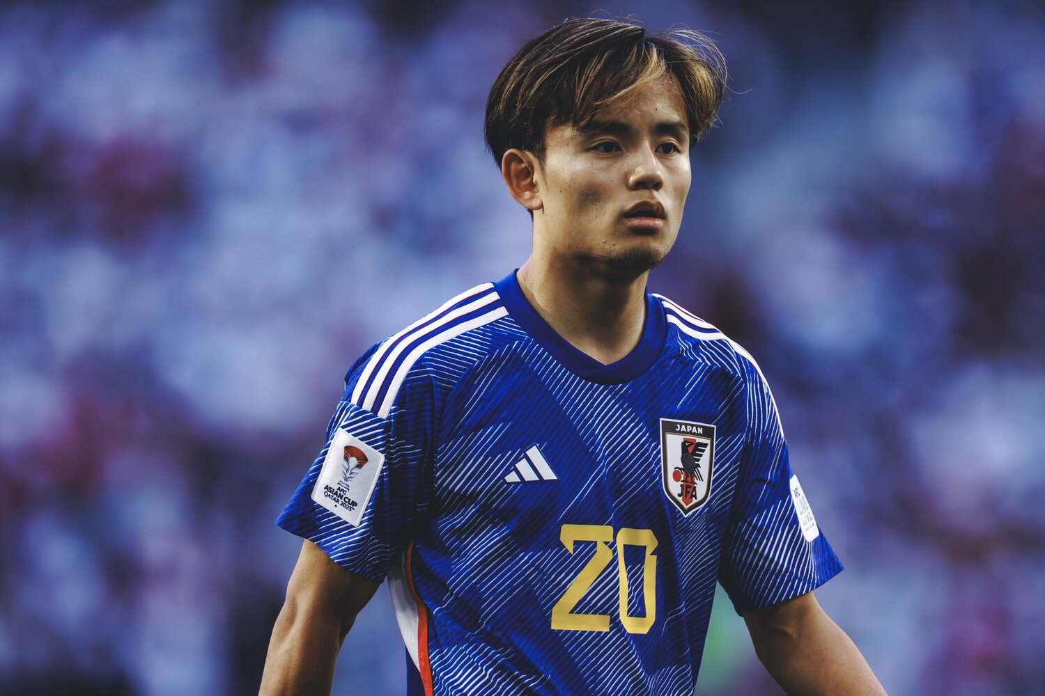 インサイドハーフ、トップ下、右ウイングでの起用が考えられる久保建英 ©Kiichi Matsumoto