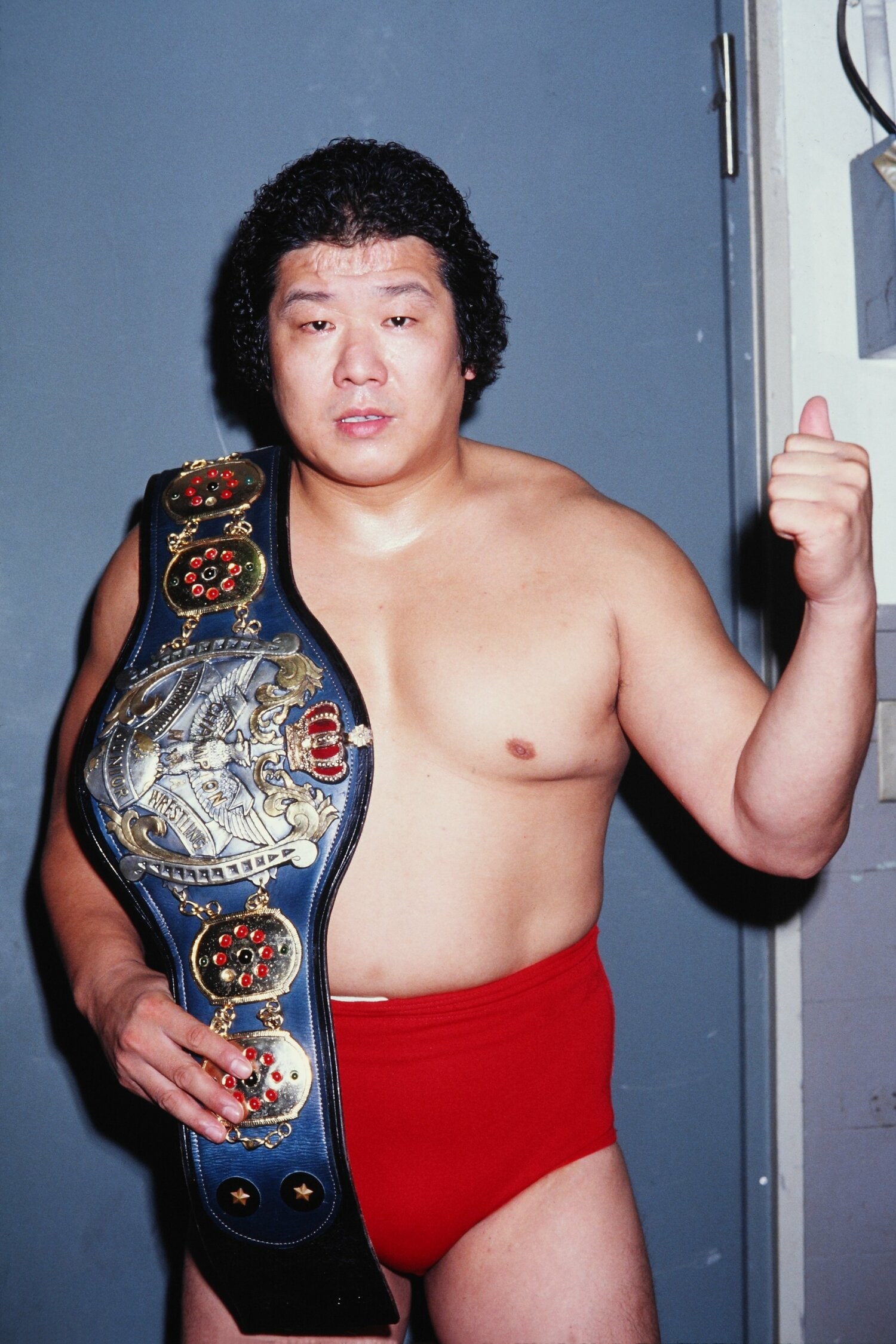 国際プロレス、全日本プロレスなどで人気を博し、引退後はレフェリーとしても活躍した井上さん　©AFLO