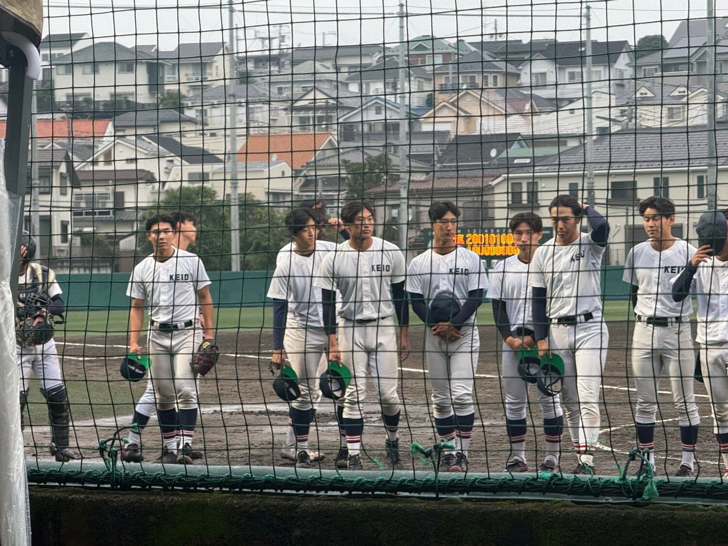 ドラフト会議後、11月2日の試合の様子 ©Yuji Yanagawa