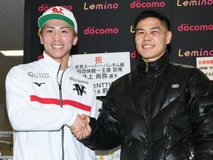 井上尚弥の一夜明け会見にサプライズで登場したキム・イェジュン