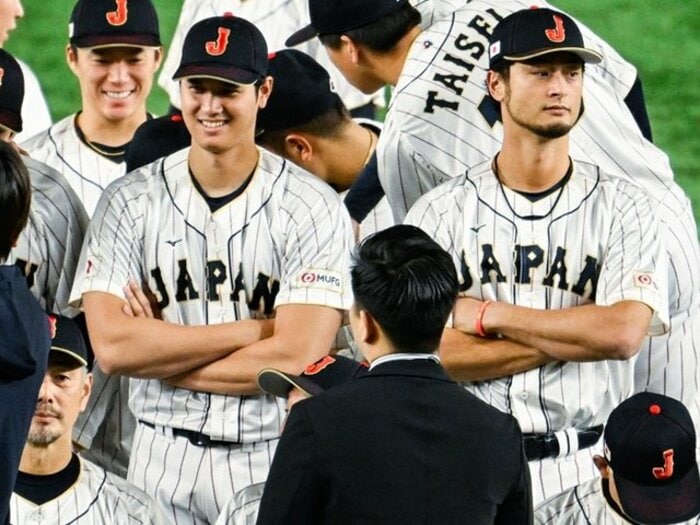 大谷翔平とダルビッシュが異口同音に「合っているかどうかの確認です」“超一流メジャーのデータ活用術”をWBC侍スタッフ星川太輔が見た<Number Web> photograph by Nanae Suzuki