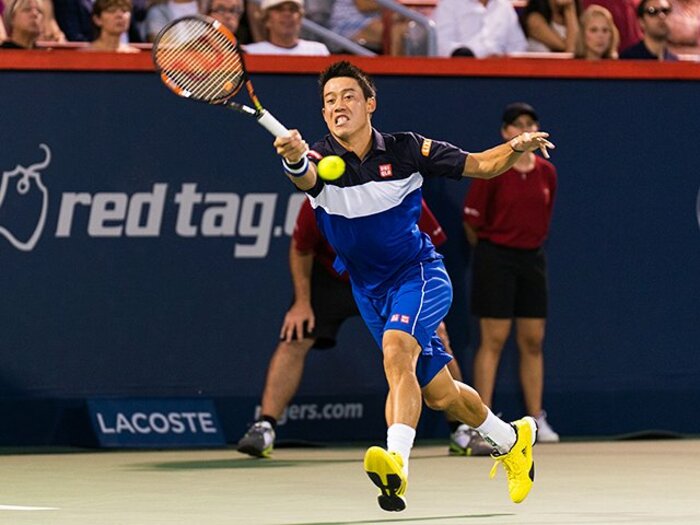 錦織圭、立ちはだかる“BIG3”に挑む。前哨戦で見せた不安も払拭、全米へ！＜Number Web＞ photograph by AFLO