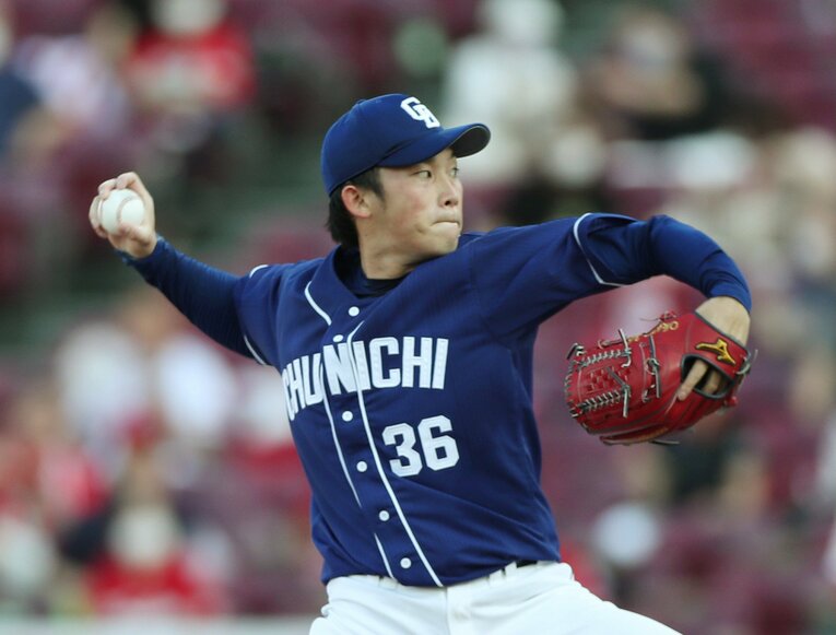 2020年から中日で4年プレーし、昨年現役を退いた岡野祐一郎 ©JIJI PRESS
