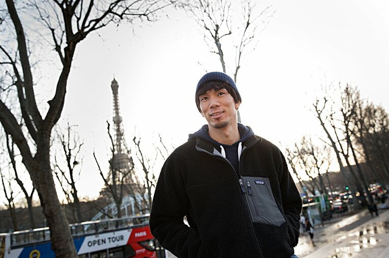 2015年のブラジルに続き、自身ニ度目の海外生活。妻は「今しかできないことだから」と送り出してくれたという。 ／ photograph by Takahisa Hirano