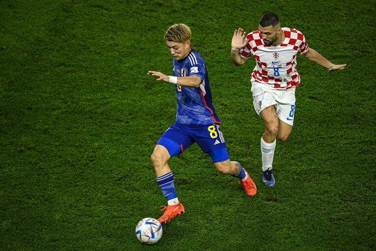 クロアチア戦　©Takuya Sugiyama/JMPA