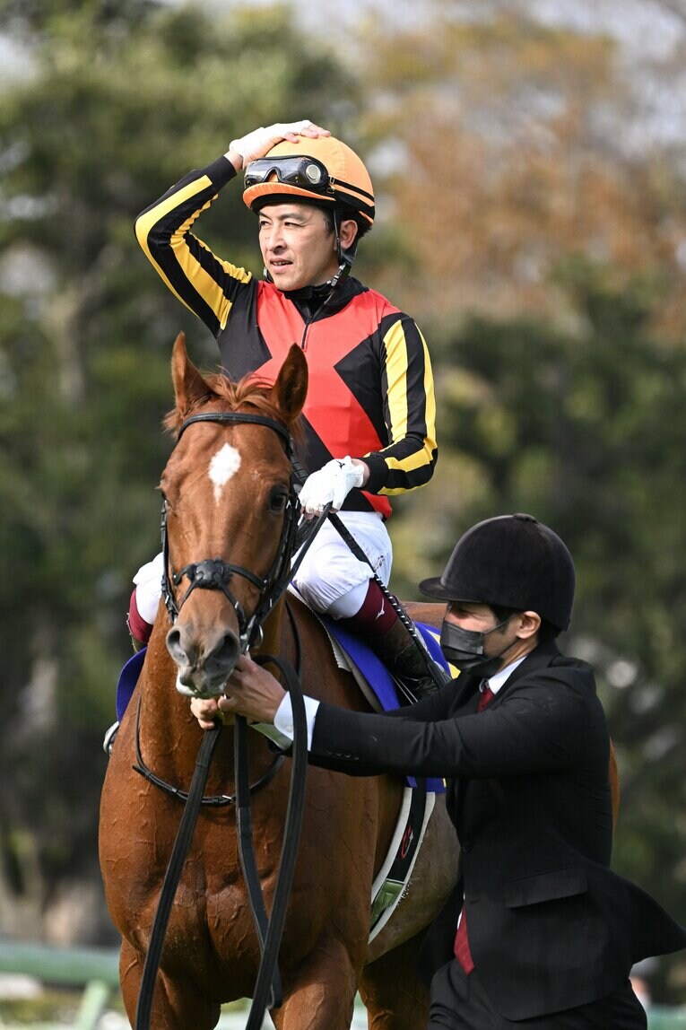 2022年の皐月賞をジオグリフで制した福永祐一　©Keiji Ishikawa