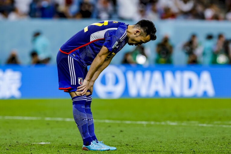 がっくりする吉田　©Kiichi Matsumoto/JMPA