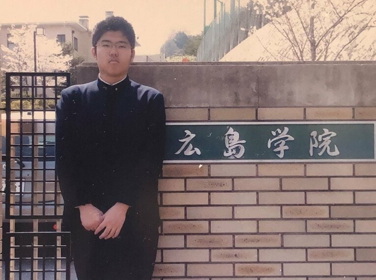 広島学院時代の糸谷八段©Yasuhiro Itodani