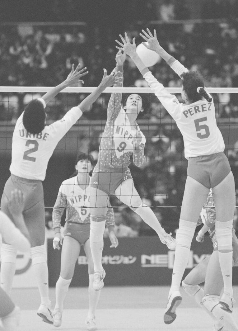 現役時代の益子直美さん　©JIJI PRESS