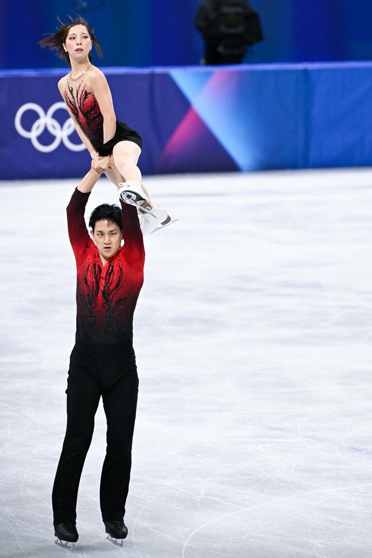 【個人戦ペアのショート】　©Asami Enomoto／JMPA