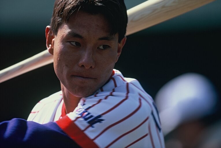 池山隆寛。1983年ドラフト2位でヤクルト入り。87年に水谷新太郎がファームに落ち、ショートのレギュラーに定着した