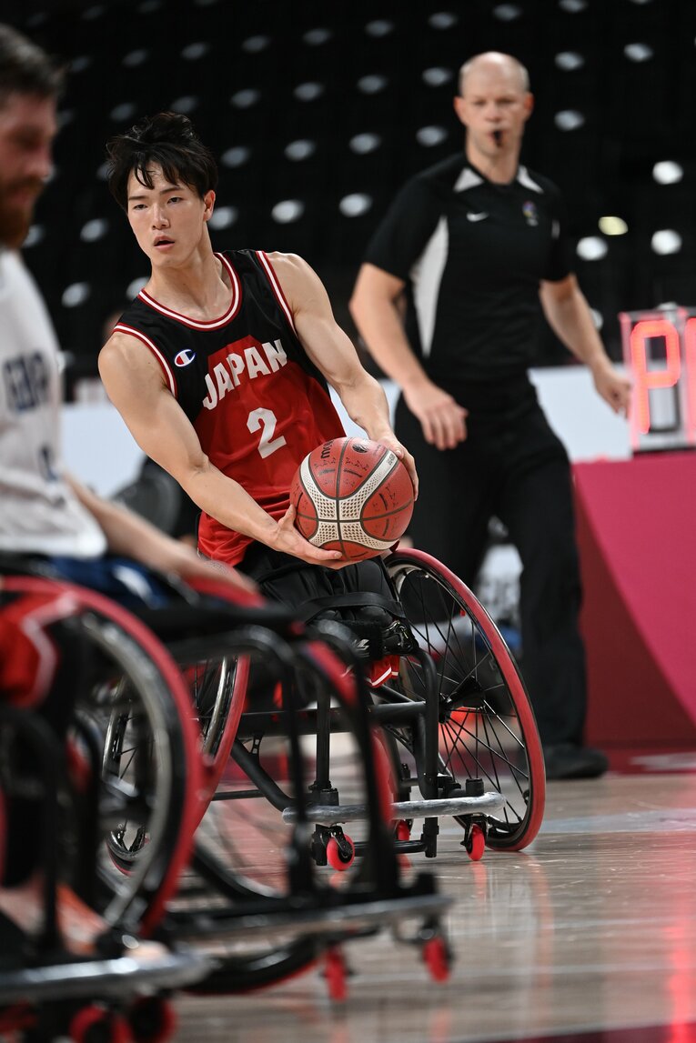 東京パラリンピックでの鳥海　©Naoya Sanuki