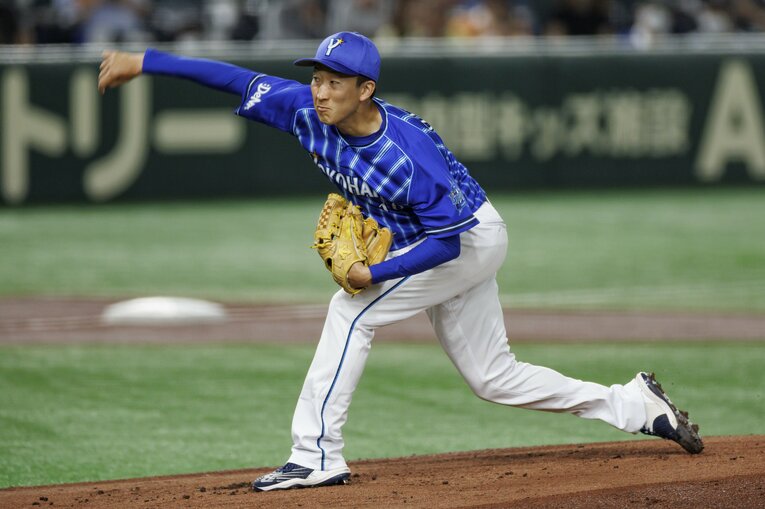 昨季は今永昇太とともにチームの勝ち頭となった大貫　©Kiichi Matsumoto