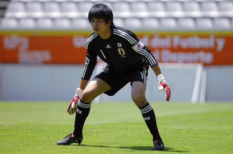 2011年のU-17W杯での中村航輔。当時16歳　©Getty Images