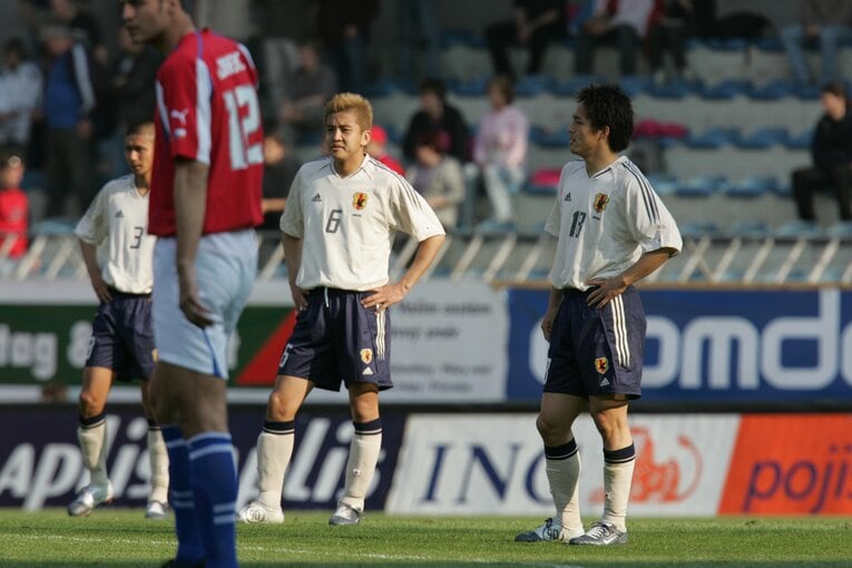 小野伸二、稲本潤一（2004年）©︎Naoya Sanuki