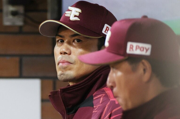 1年限りで解任された楽天・今江敏晃監督（41歳） ／ photograph by JIJI PRESS