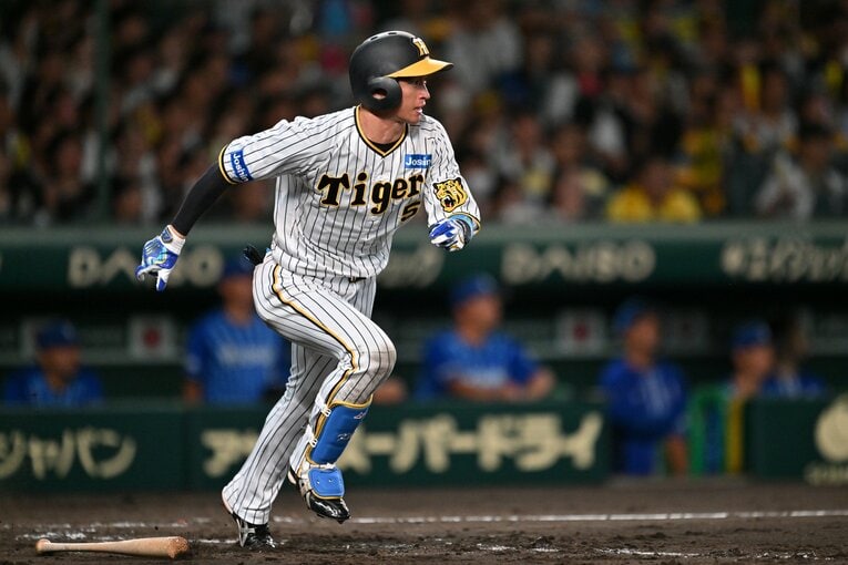 走攻守三拍子そろった外野手である近本。この年の阪神の《ニーズ》はまさにそこにあった　©︎Hideki Sugiyama