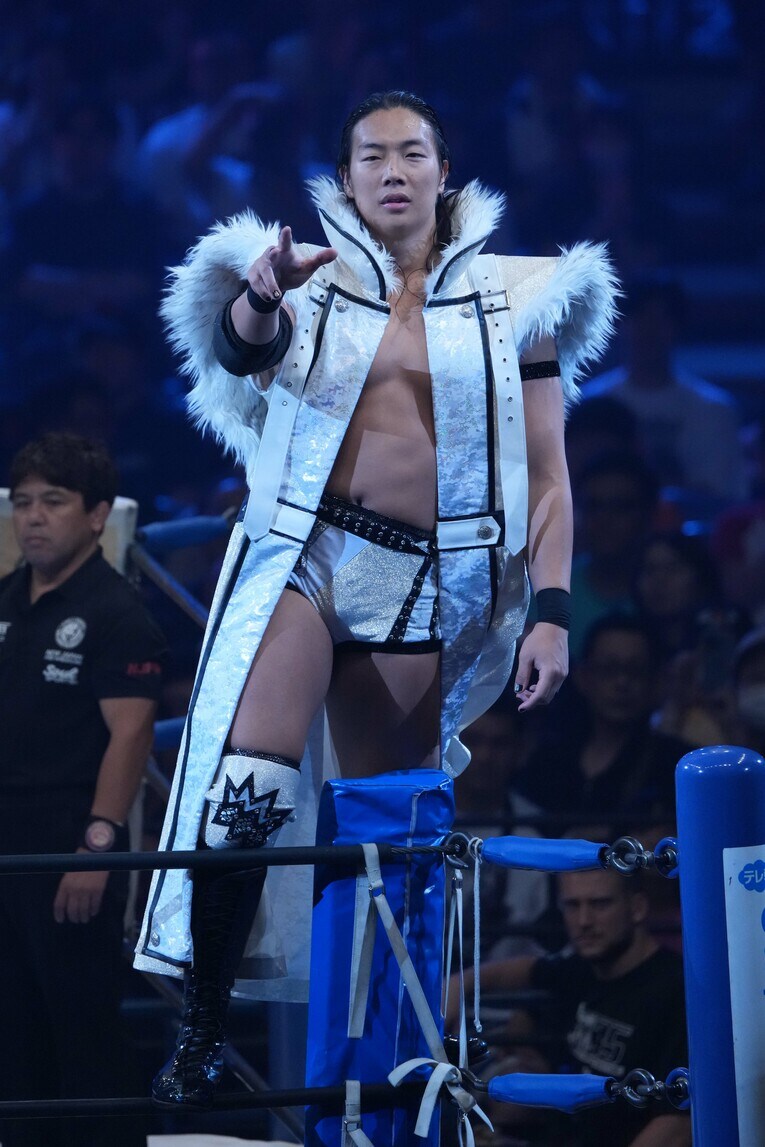 竹下幸之介。7月19日、札幌・北海きたえーる　©Essei Hara