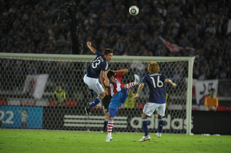 2010年9月のキリンチャレンジカップ（パラグアイ戦）　©Sports Graphic Number