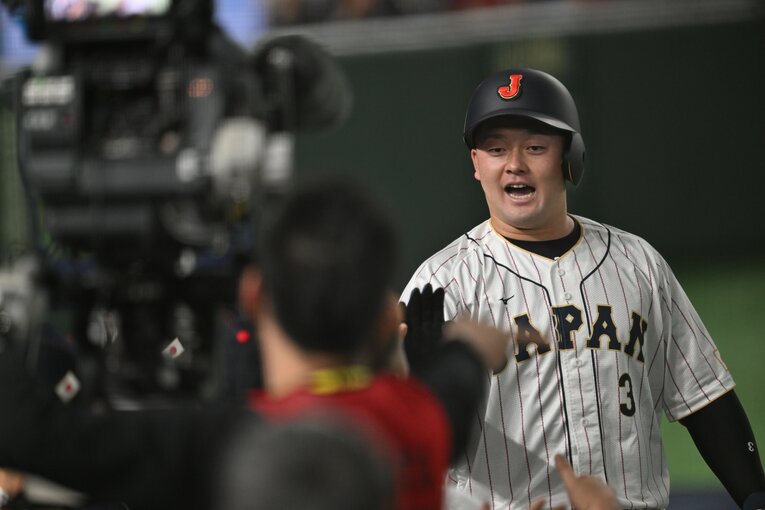 大谷翔平の「代打」で登場→ホームラン…チェコ戦のデスターシャパフォ（1/4）　©Naoya Sanuki