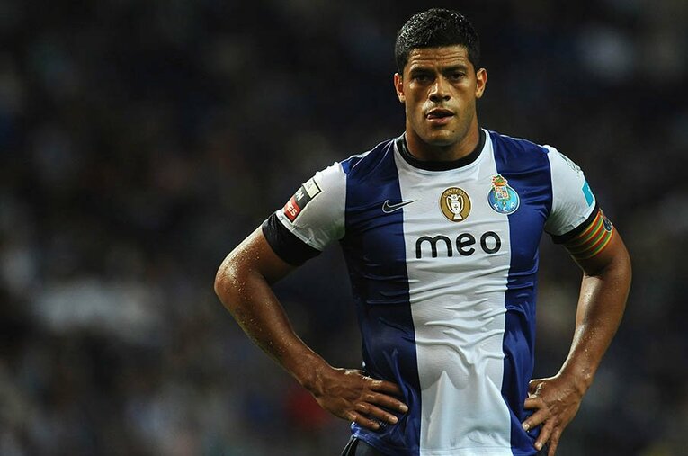 2012年、ポルト時代のフッキ。ヨーロッパ戦線でもそのパワーは脅威を誇った ／ photograph by Valerio Pennicino/Getty Images