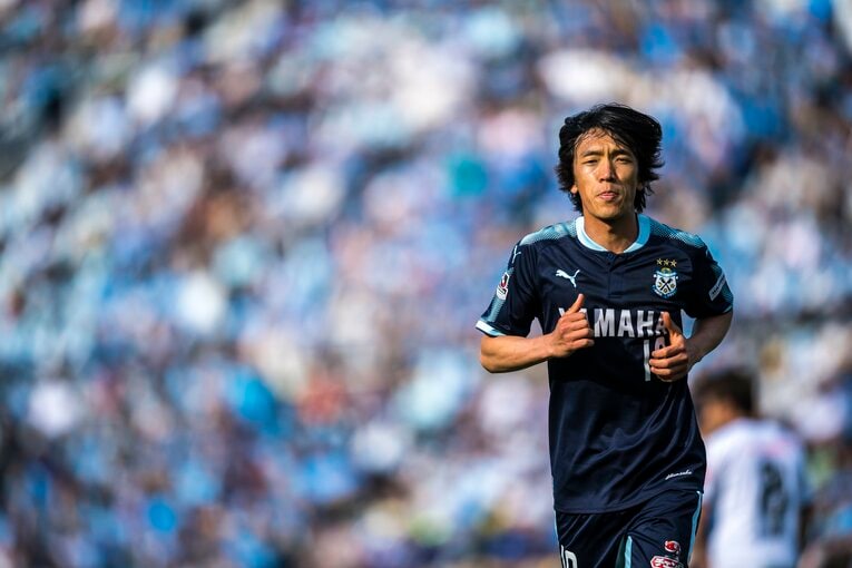 ジュビロ磐田時代の中村俊輔　©Sports Graphic Number