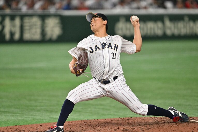 イタリア戦の今永 ／ photograph by Naoya Sanuki