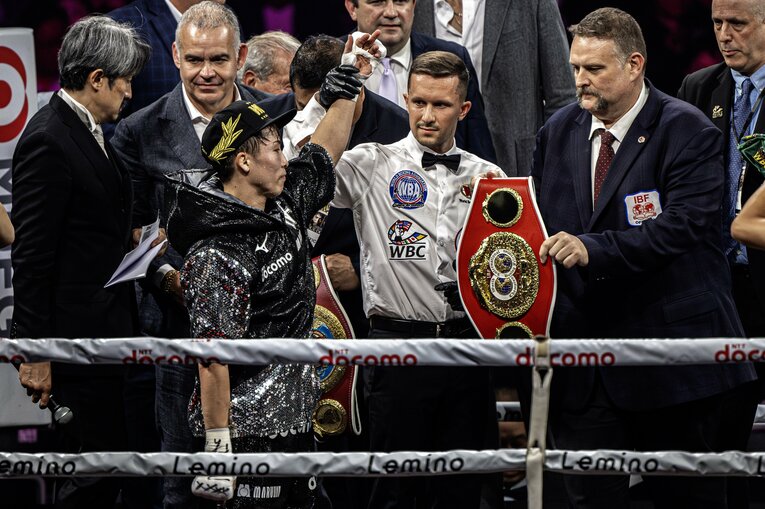 井上尚弥vs.TJ・ドヘニー。2024年9月3日、有明アリーナ　©Takuya Sugiyama