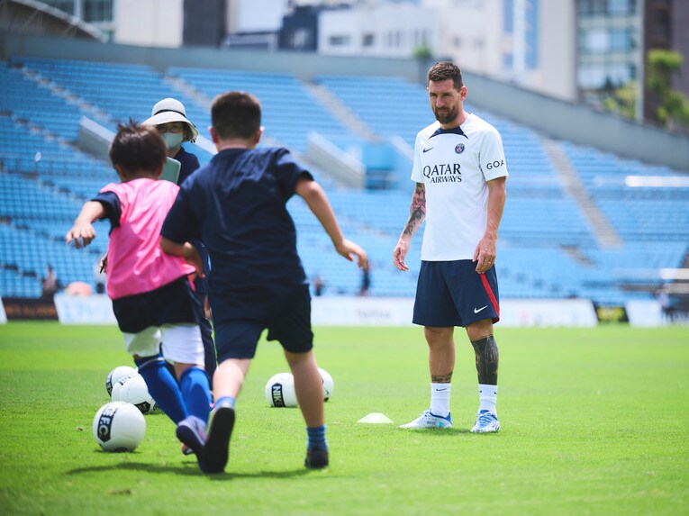 18日、キッズサッカークリニック　©Yuki Suenaga