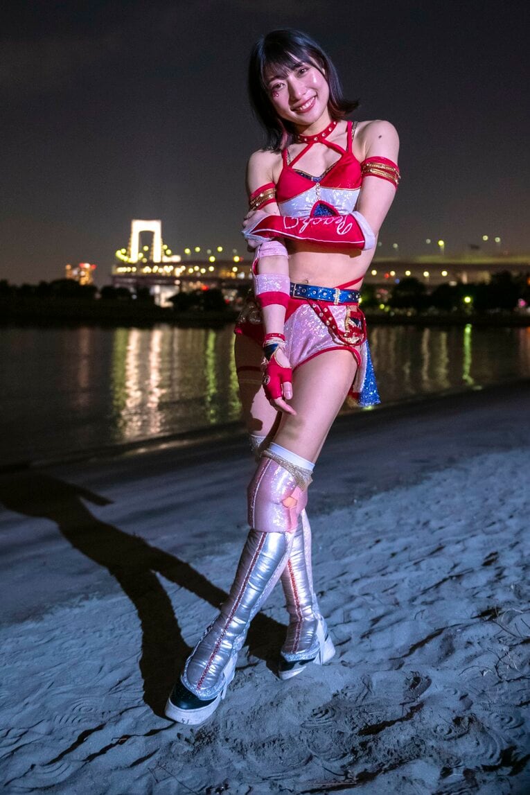 「芸能人に何ができる」批判も…大河出演女優・向後桃が辿り着いた“約束の地”「私はスターダムでプロレスがしたい」《特別グラビア》(20)