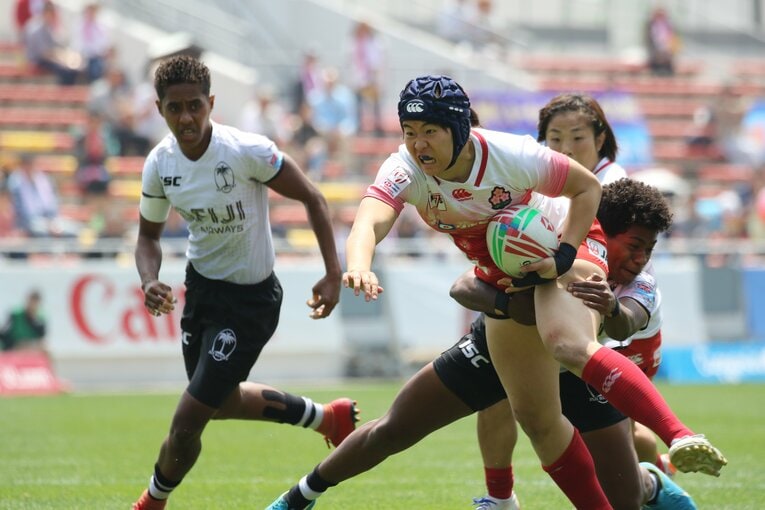 2019年セブンズシリーズ北九州大会（当時高3）©︎Nobuhiko Otomo