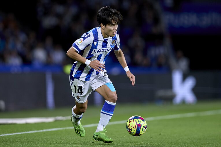 レアル・ソシエダでプレーする久保建英　©Getty Images