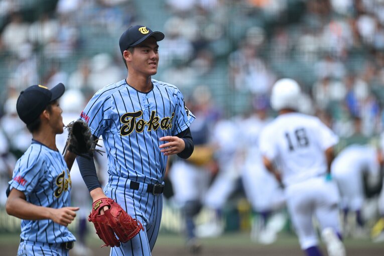 【激闘甲子園の記憶】“1つ頭が抜けた”東海大相模198cmエース藤田琉生とスケールの大きすぎる投球フォーム　©Hideki Sugiyama