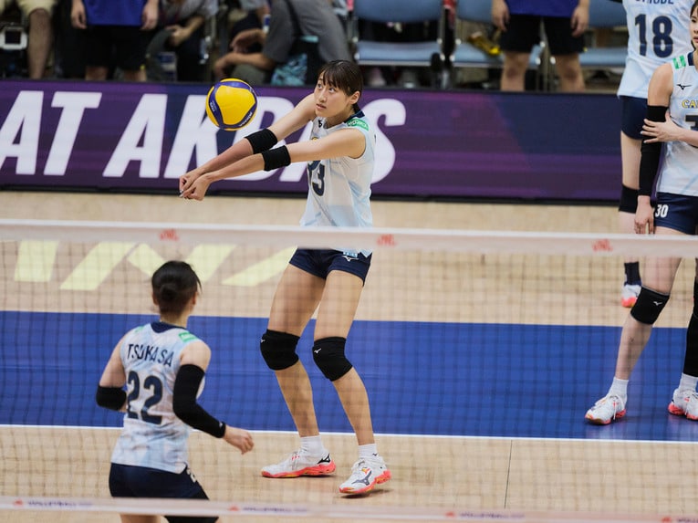 バレーボールネーションズリーグ 韓国戦　©︎Yuki Suenaga