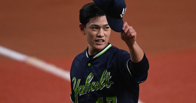 ヤクルト スワローズ  2021 優勝記念 高橋奎ニ 選手 パーカー 甲子園は野球人生で一番の場所 ヤクルト・高橋奎二選手 - 高校野球