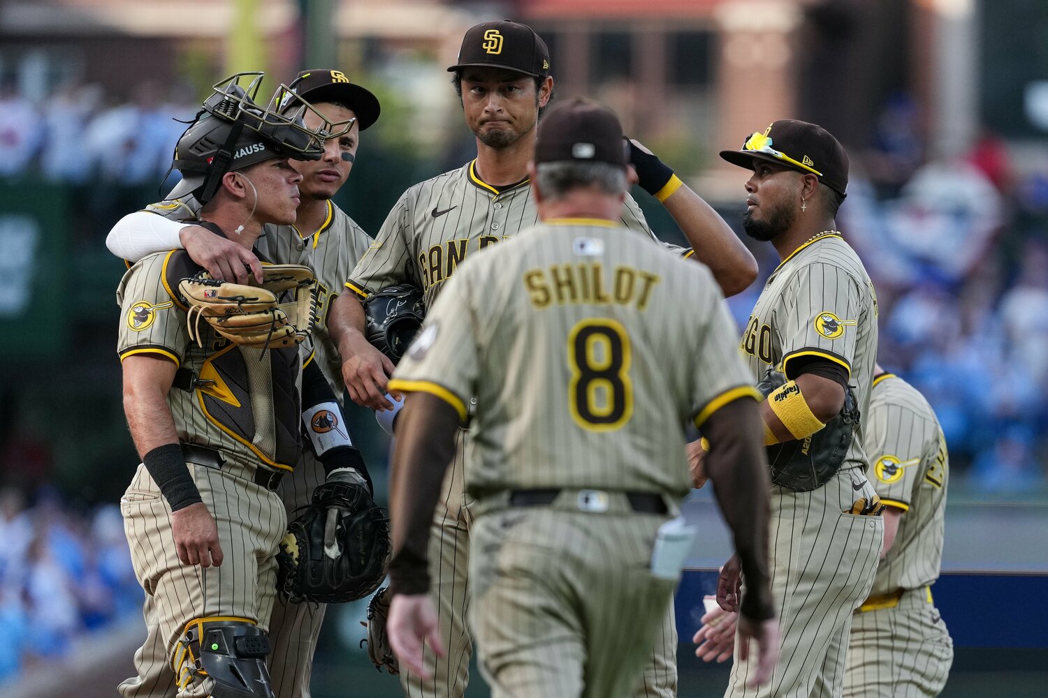 ポストシーズンの大事な一戦を託されたダルビッシュだったが…　©Getty Images