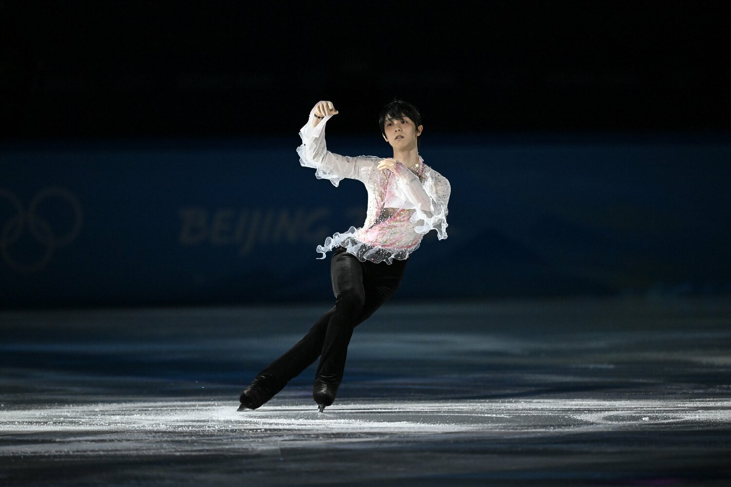 2月20日のエキシビションでは、ひときわ大きな声援を背に美しい滑りを披露した　©Asami Enomoto/JMPA