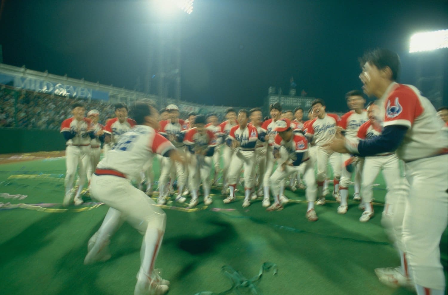 1989年のパリーグ最終戦で劇的なリーグ優勝を果たした近鉄 ©Naoya Sanuki