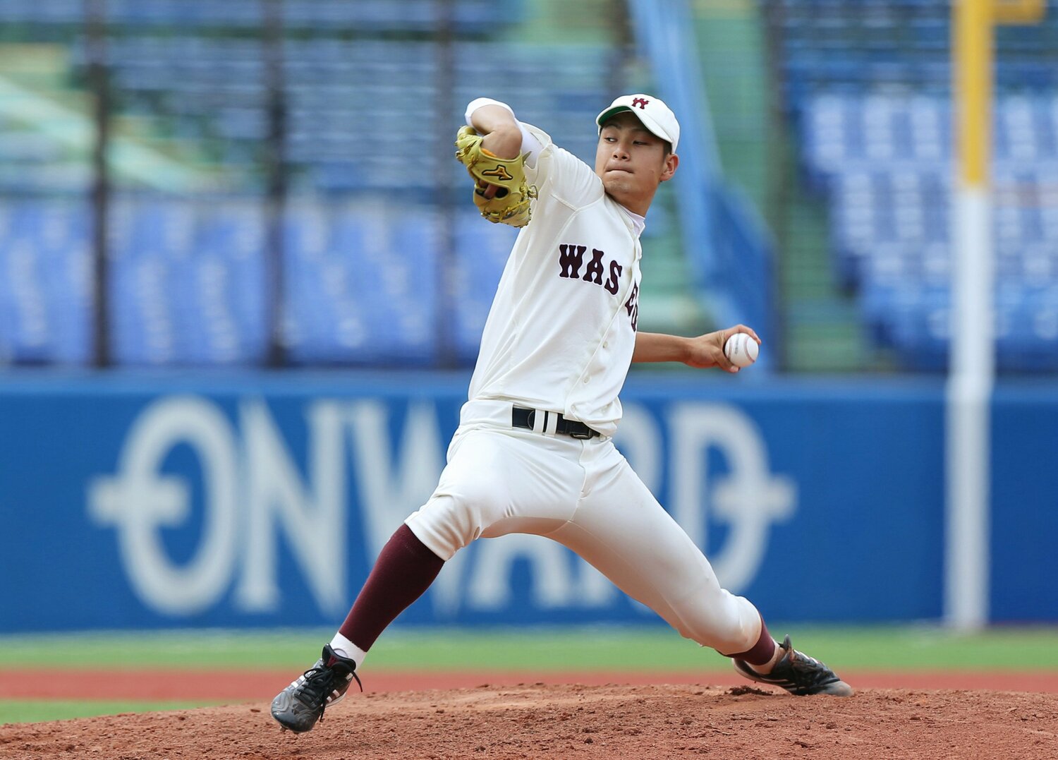 早稲田大時代の大竹。2年時点でエース格に成長したが、3年秋、4年春は未勝利だった　©JIJI PRESS