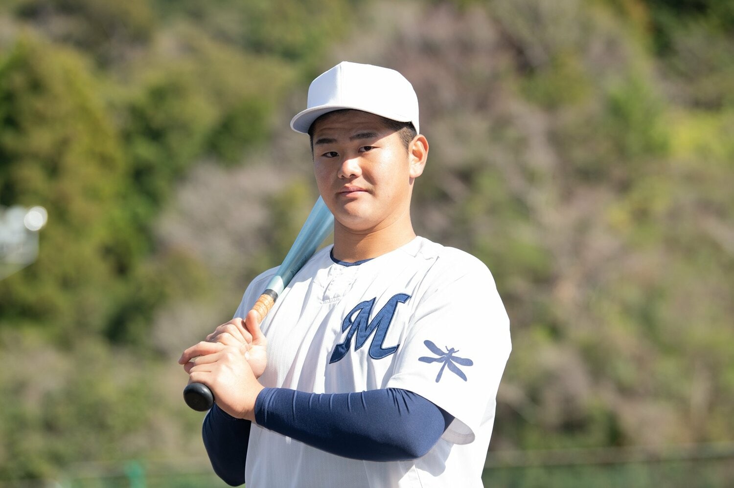 明徳義塾の3年生・竹下徠空 ©Kota Inoue