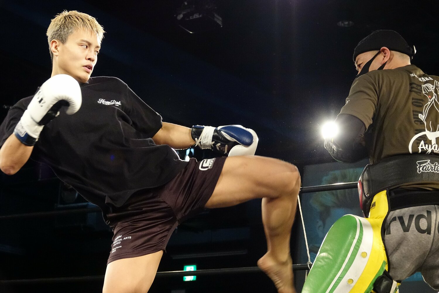 那須川弘幸会長は、本気で天心を倒すべく風音を鍛え上げている　©Koji Fuse