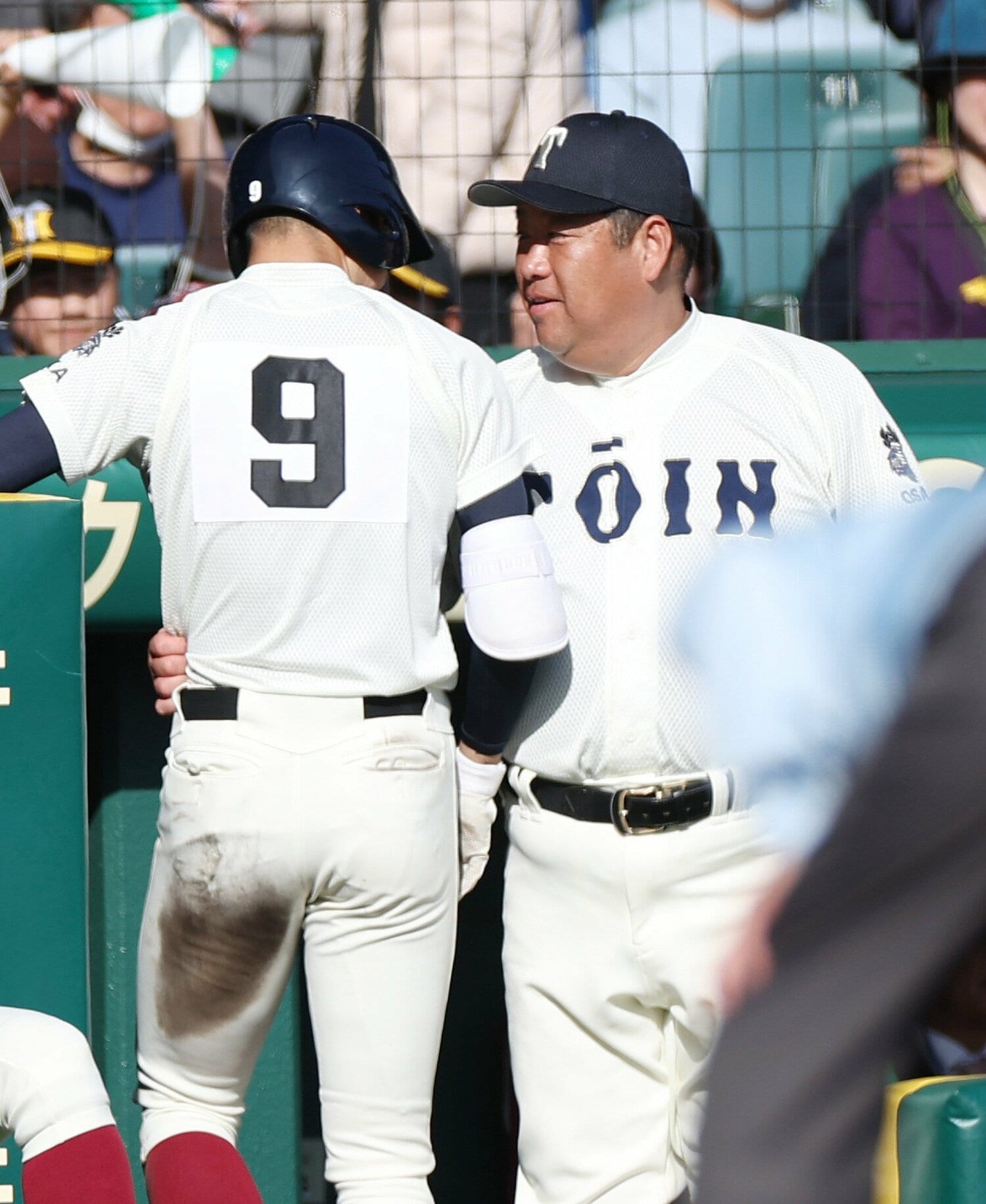 2024年センバツでの西谷監督　©JIJI PRESS