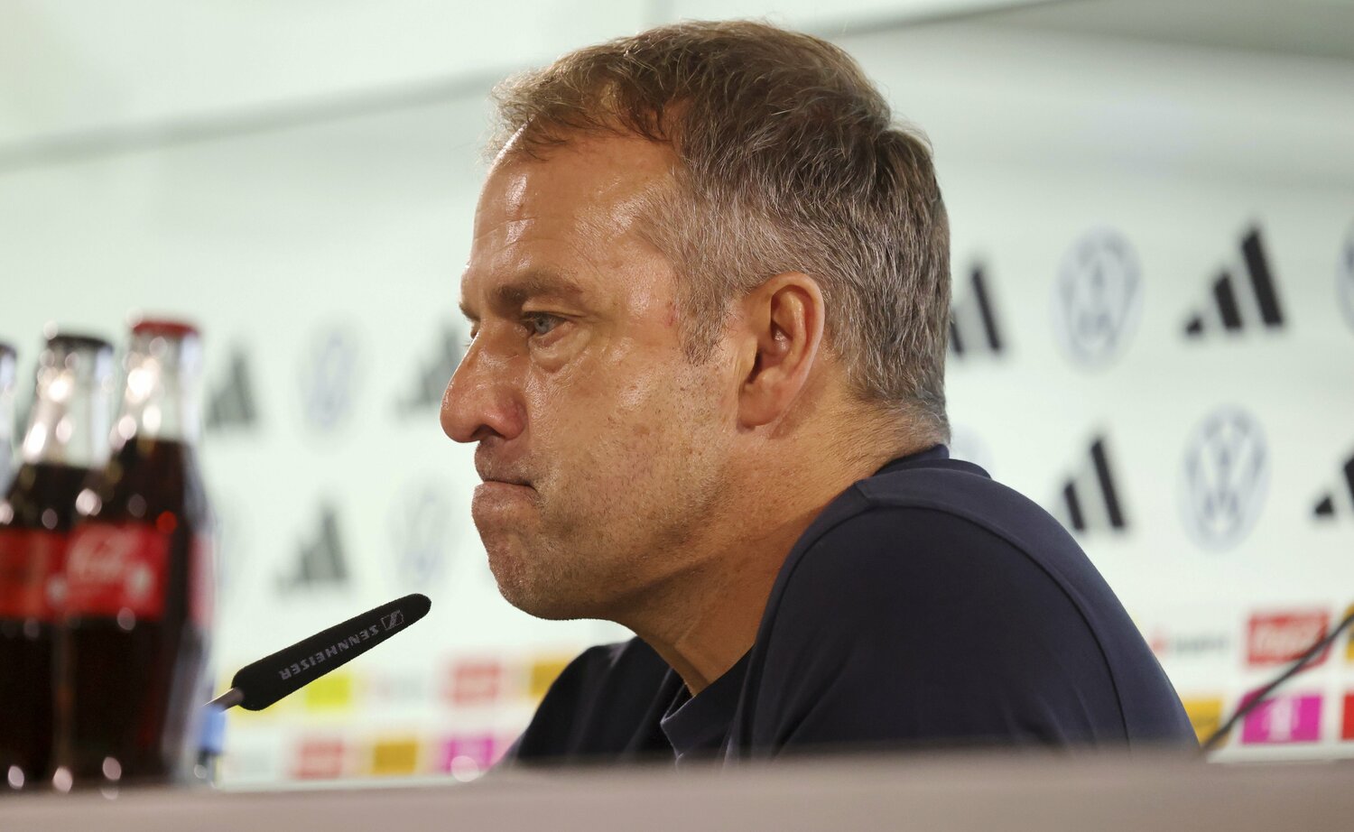 フリック監督　©DPA/JIJI PRESS