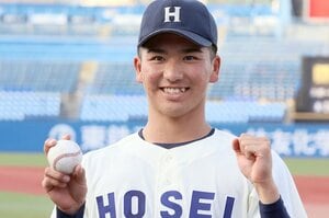 【篠木の大学時代編】プロ野球スカウト「ドラフトに“飛び級”があったら、今年でも1位」45年前の江川卓を思い出す…法政大2年投手・篠木健太郎とは何者か？