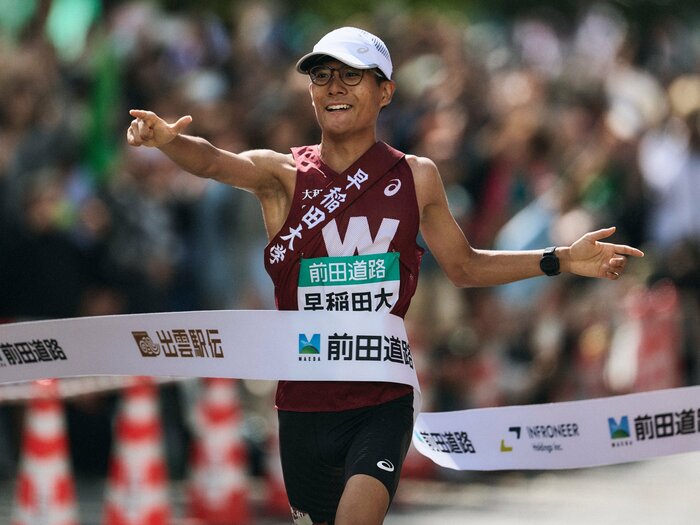 “山の名探偵”でも“スピードスター”でもない…「出雲駅伝で快勝」早大監督が選んだMVPは？「彼に結果を出して欲しいと思っていた」6番手の選手とは＜Number Web＞ photograph by Yuki Suenaga